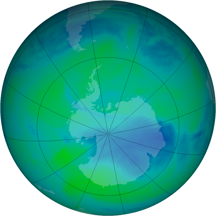 Ozone Map 1999-12-31